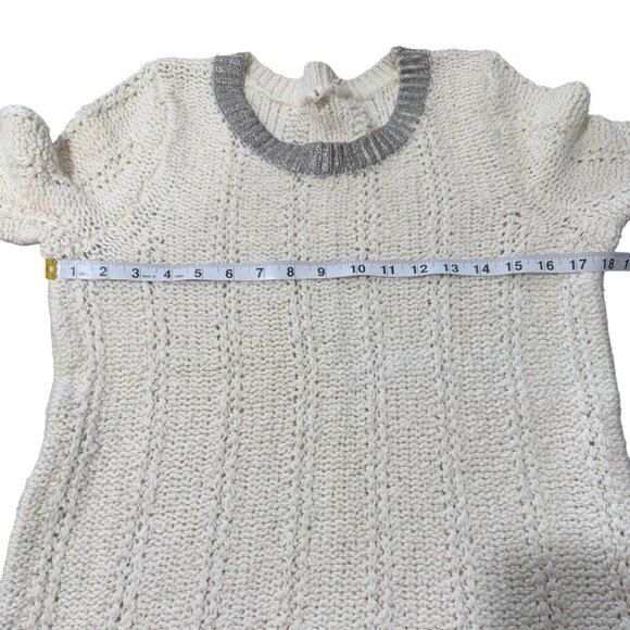 Moth by Anthropologie Cream and Gray Knit Sweater - Picture 5 of 9